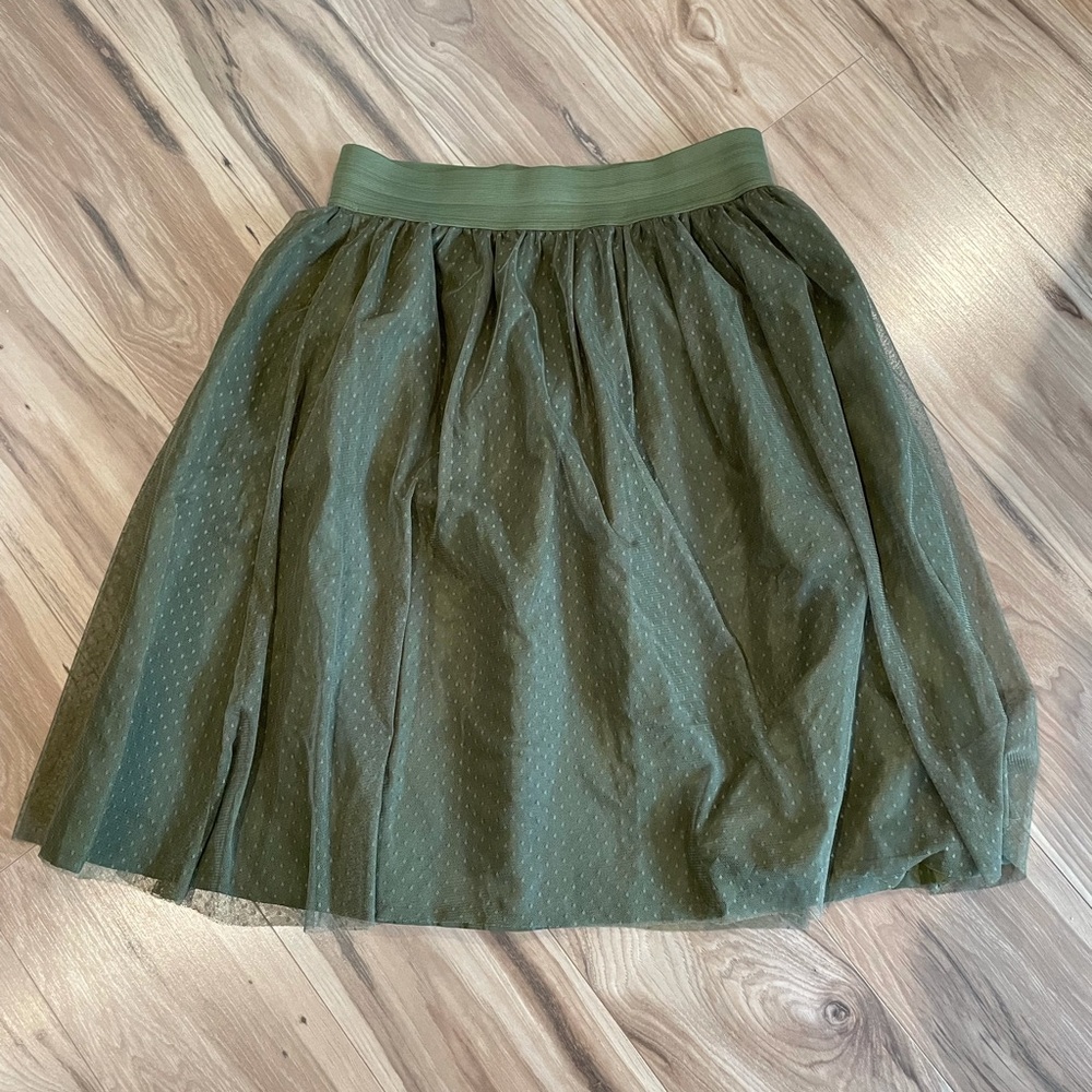 Downeast Olive Green Skirt